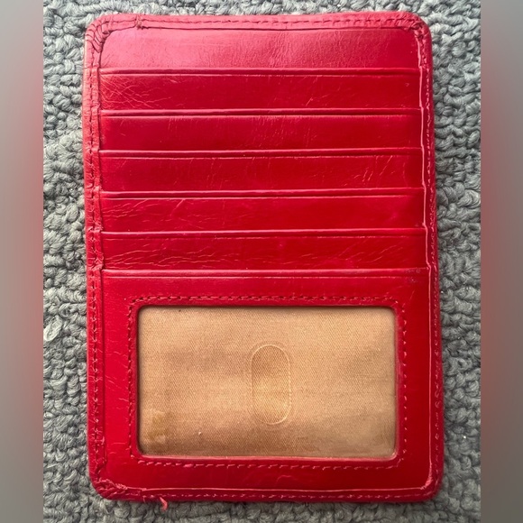 HOBO Euro Slide Card Case, Grenadine - Picture 2 of 4
